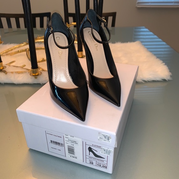 Dior Shoes - Christian Dior Ankle Strap Heels 38